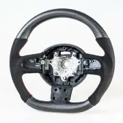 Flat Bottom Matte Carbon Suede Steering Wheel For Mini R55 R56 R57 R58 R60 R61 (for: Mini)