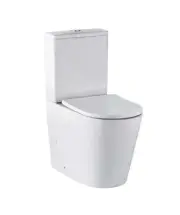 New Seima Wall Faced Ceramic Toilet Suite Clean Flush 90-190 Setout Back and Bot