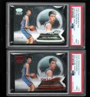 2022 Crown Royale Sno Globe #16 Chet Holmgren RC x2 Red & Silver /18 Both PSA 9
