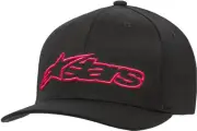 ALPINESTARS 1039-81005-1030-L/XL BLAZE FLEXFIT HAT BLACK/RED LG/XL