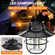 Camping Light LED Tent Lantern Light Hanging Lamp Rechargeable Outdoor Portable