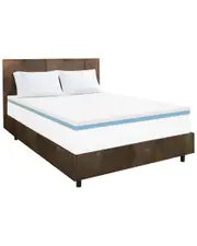 Dream Serenity Comfortduo 4in Customizable Memory Foam Mattress Topper