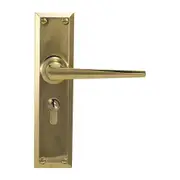 Superior Brass Heritage Door Lever Entrance Set