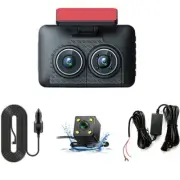 Car Dash Cam Video Recorder Parking Monitor G-sensor 3 Lens Camera Night Vision (for: Fiat)