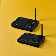 Wuloo 2-pack 10 Ch/3 Code Wireless Intercom System W666-P2. (Black)