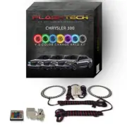 RGB Angel Eye LED Halo kit with IR Remote for 2011-2016 Chrysler 300 Headlights (for: Chrysler)