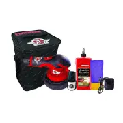 Mothers Wax Attack Cordless Polisher Kit - Incl Polisher Cleaner Wax Pad Towel