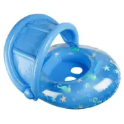 Airtime Baby/Toddler 90cm Beach/Pool Inflatable Sealife Blue Canopy Float/Raft