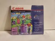 Vintage 1996 Canon Creative CD ROM For Windows Stationery