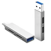 3 In 1 Expansion Dock Hub USB 3.0/Type-C 3.0 To 3 USB Multi Port HUB OTG Adapter