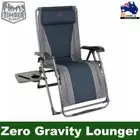 Timber Ridge Reclining Chair Zero Gravity Lounger 159 kg Weight Capacity