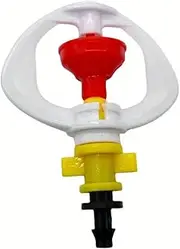 10Pack Sprayer 360 Degree Micro Garden Lawn Water Sprayer Misting Nozzle Sprinkler Irrigation System for Hydroponic and Aeroponic Misters