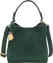 [FOSSIL] Women's Green Leather Jessie Crossbody Bag