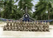WW II - Usa Photo -- -Gregory Boyington's ( Pappy ) Black Sheep Squadron.....