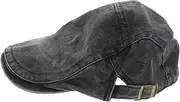 [COLLBATH] Classic News Boy Hat Beanie Men Women Beret Cap Vintage Beret Hat Lightweight Black