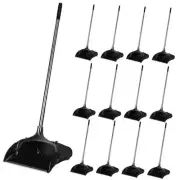 Pcs Commercial Lobby Dustpan Bulk Upright Lobby Dust Pan Plastic 12 Black