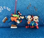 DISNEYMICKEY MINNIE AND GOOFY CHRISTMAS TREE DECORATION
