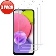 3-Pack Premium HD Tempered Glass Screen Protector for Samsung Galaxy A03s