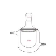24/29 Jacketed Glass Flask Single Neck Reactor Reaction Vessel Jacket Bottle