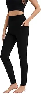[DONGDAOZHU] Harem Pants for Women with Pockets, High Waisted Comfy Stretch Loose Sweatpants for Workout, Running, Yoga