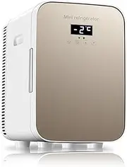 Portable Mini Fridge, Compact Car Refrigerator Mini Fridge 13.5L Can Portable Personal Small Refrigerator Compact Cooler and Warmer for Food Bedroom Dorm Office Car Portable Car Fridge for Travel and