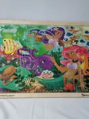 Melissa & Doug Fresh Start Mermaid Fantasea Wooden Jigsaw Puzzle 48 Pieces