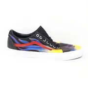 Vans Old Skool Skate Casual Authentic Shoe Sneaker Racer Black Red Men 12 US NEW