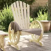 Garden Adirondack Chair Solid Wood Fir,Adirondack Chair for Outdoor Solid Fir Wood Comfortable Seating for Gardens and Patios Patio Seating