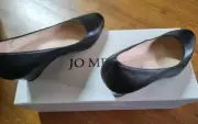 Jo Mercer Dashing BLACK LEATHER Size 8 New In Box