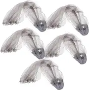 TOKIDNY 5pcs Insect Hat Mosquito Net Mosquito for Flies Travel Hat for Camping Mesh Net Fishing Camping Grey Mesh