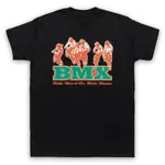 HOP NOVELTY COTTON BMX RIDE HARD 或 HOME BIKER RIDING RIDER T