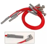 MSD 32119 Super Conductor Spark Plug Wire Set for 90-97 Chevy BB EFI Pickup, Red