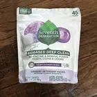 Seventh Generation Lavender Laundry Detergent Packs, Biobased Deep Clean, 45 Pac