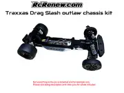 Traxxas Drag Slash Drag racing Outlaw chassis kit long wheelbase extended length