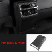 For Isuzu D-Max Dmax 2021 2022 Carbon Fiber Rear Seat Air Outlet Vent Cover Trim
