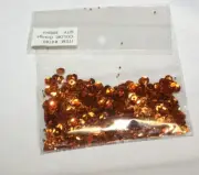 5mm Sequins Orange Round Cup DIY Craft 800 ct PKG