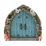Mini Fairy Garden Door Miniature Fairy Door Garden Outdoor Decor Accessories