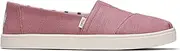 [TOMS] Womens Alpargata Cupsole Slip-On Shoes, Size: 7.5 B(M) US, Color: Canyon Rose Heritage Canvas