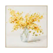 Fresh Picked Wattle Framed Oil Painting 82.5x82.5cm