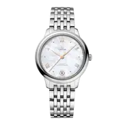 Omega De Ville Prestige Chronometer Stainless Steel Mother of Pearl Dial 434.10.34.20.05.001