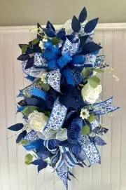 EVERYDAY Wreath swag, Front Door Swag Wreath, Farmhouse Wreath
