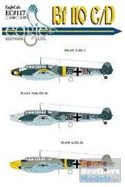 ECL72117 1:72 Eagle Editions Bf 110 C/D #72117