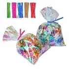 Christmas Cookie Bags Candy Bag Cellophane Party Bags for Cookies Candy Treats