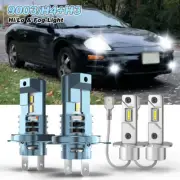 For Mitsubishi Eclipse 2000 2001 2002 6500K LED Headlight Hi-Lo + Fog Bulbs 4PCS (for: Mitsubishi)