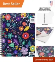Sketchbook - 100 Sheets, Spiral Bound, Acid-Free - Ideal for Drawing & Painting