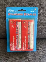 Two Be Sharp Standard Staples 5000 Per Box New 1/1 On eBay