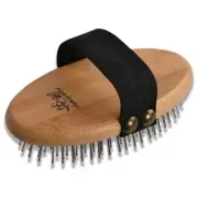 Bamboo Palm Ball Pin Brush for Small Dog & Cat Grooming Massaging Shedding and B