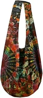 [BenThai Products] BTP! Tie Dye Sling Crossbody Shoulder Bag Purse Hippie Hobo Cotton Bohemian Colorful Firework