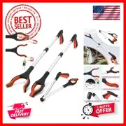 2-Pack Reacher Grabber Pickup Tool, 32" Long Grabber Tool with Magnetic Tip, ...