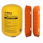 X-BULL Exhaust Jack With Recovery tracks Boards Gen2.0 Air Jack Rescue Kit Orange
